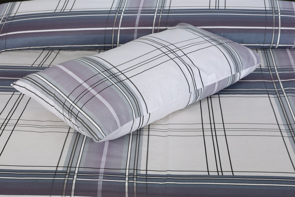 Almere Check- Bed Sheet Set