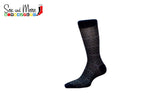 Men's Mercerized Block Spread socks