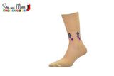 Ladies Flower Skin Socks
