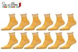Ladies Pretty Frill Socks