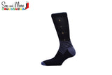 Men's Four Stripes Diamond Motif Socks