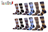 Men's Woolen Check Socks