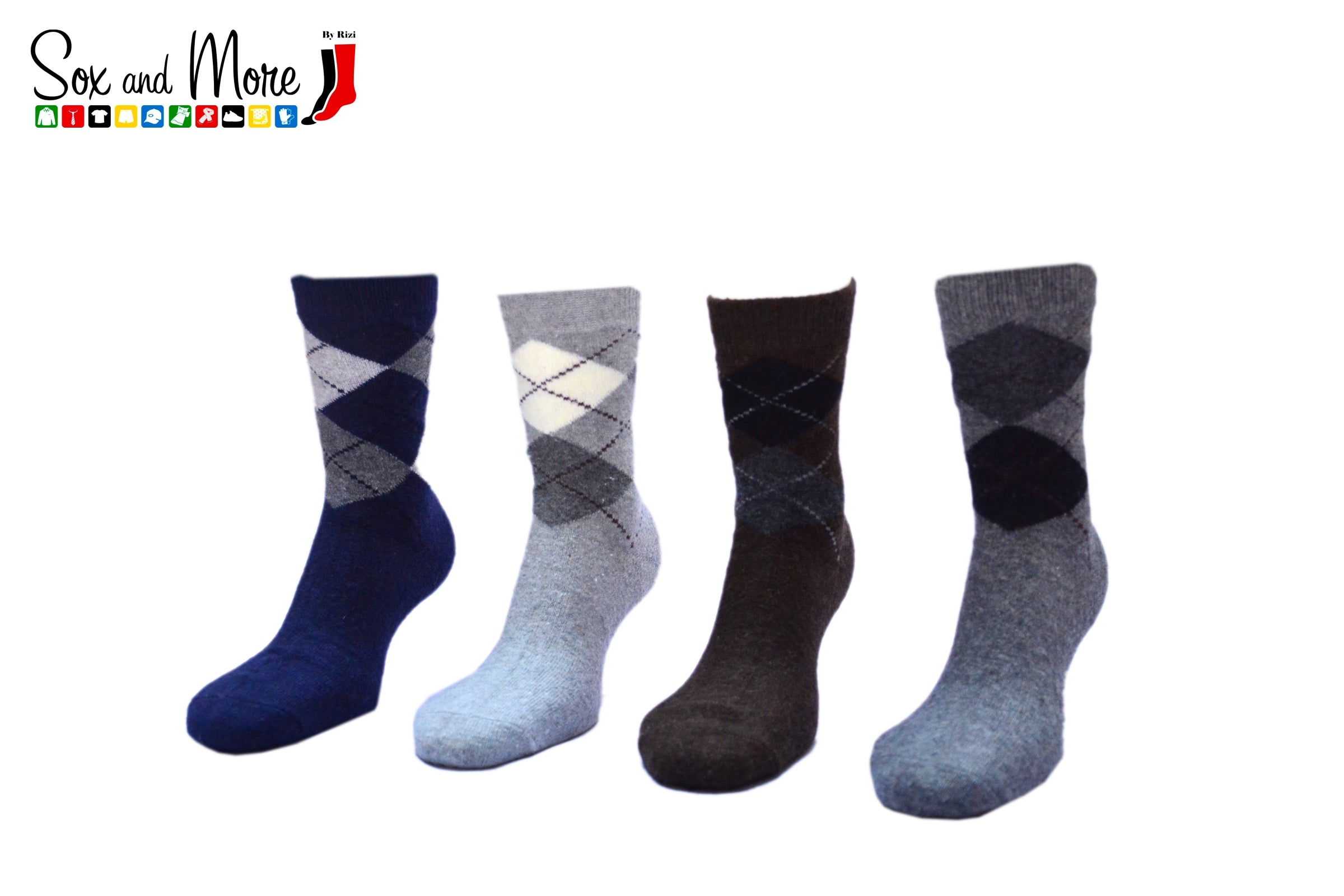 Argyle Woolen Socks
