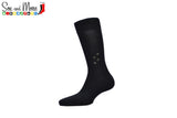 Men's Black Quard Circle socks