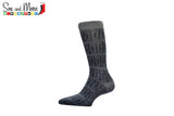 Men's Mercerized Jacquard Super fIne Socks
