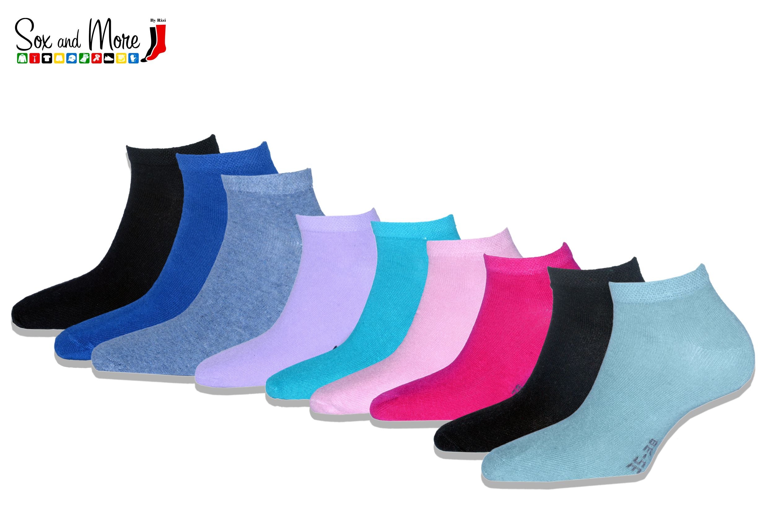 Ladies Short Colors Socks