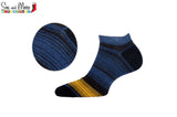 Men's Fashion Short Stripe Socks(Pack of 3)