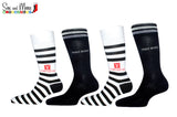 Men's Brand Name Socks(Pack of 4)