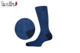 Men's Blue Wave Socks(Pack of 4)