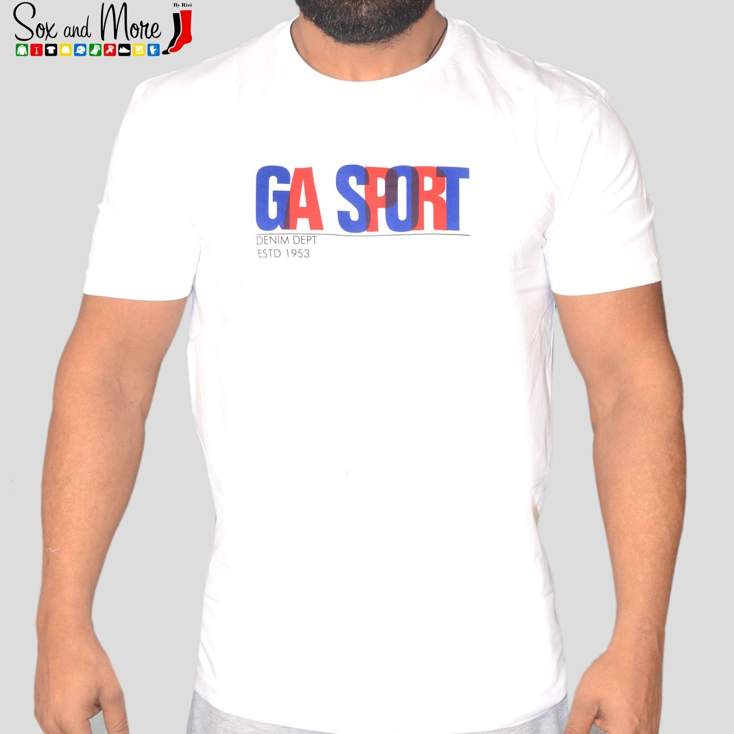 GA Sports White Shirt