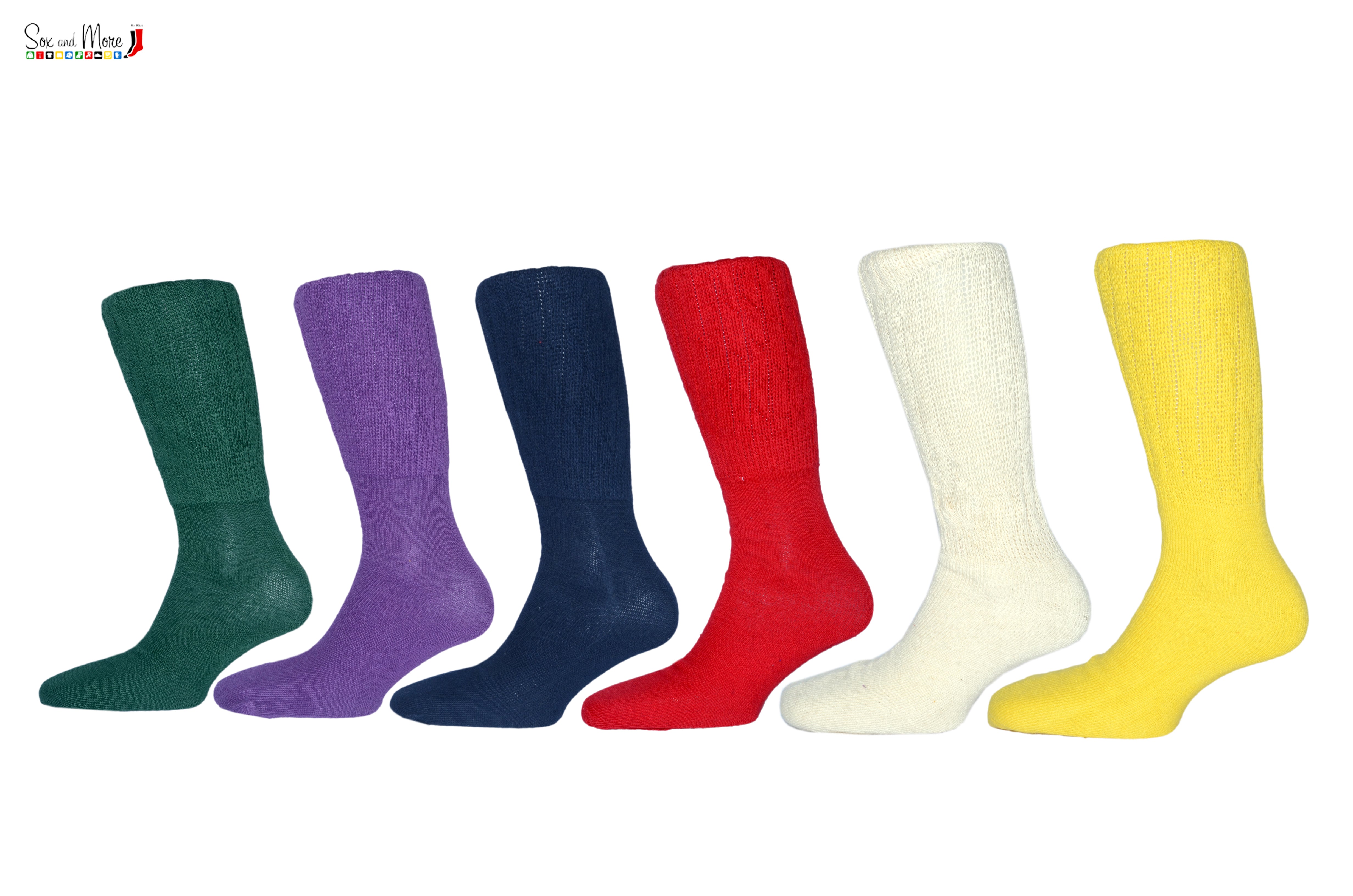 Colorful Sports Socks(Pack of 6)