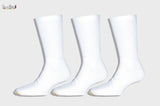 Sports White Socks(Pack of 3)