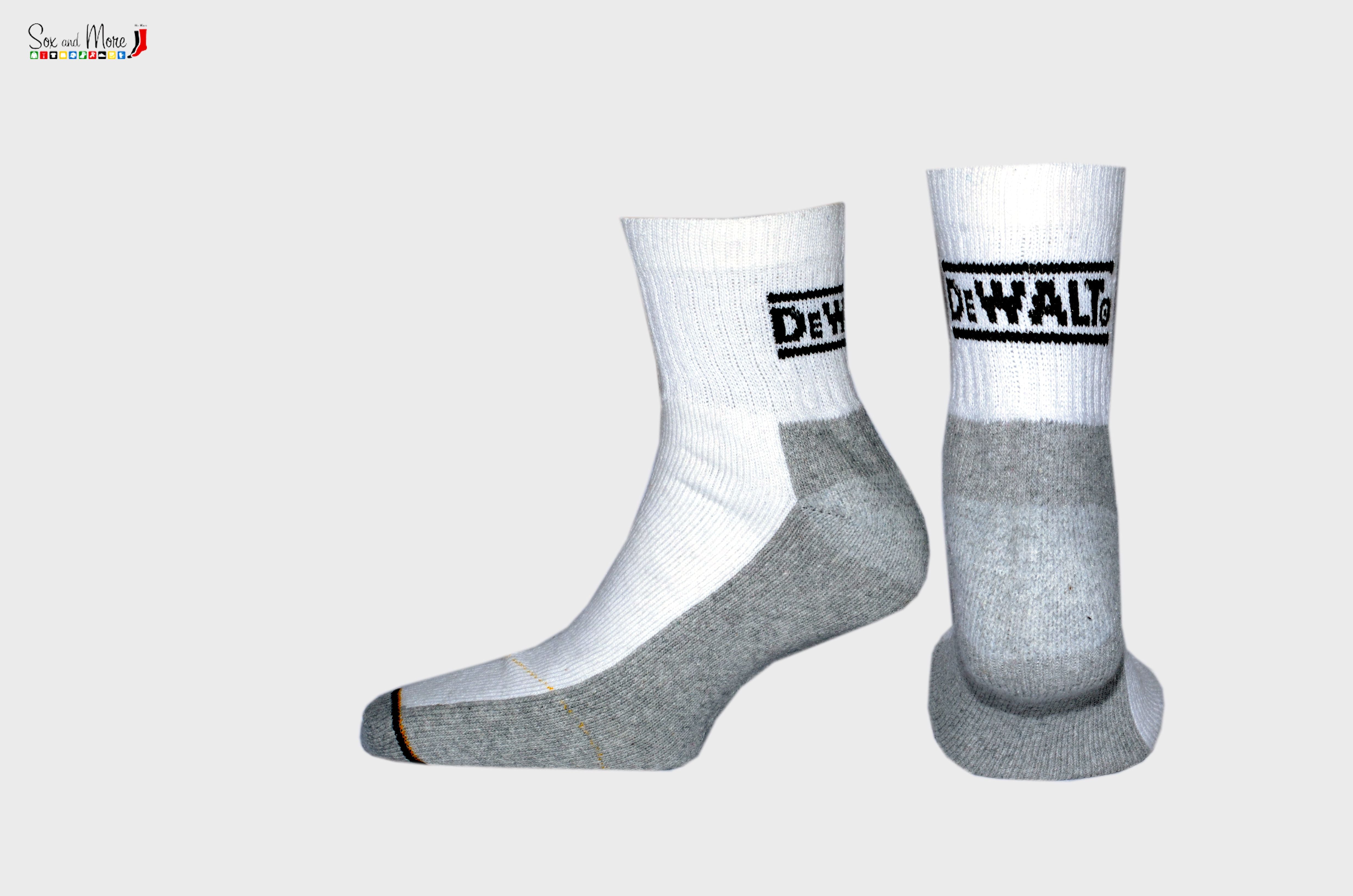 Sports Shorts Gray White Socks(Pack of 3)