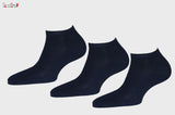 Sports Ankle Black Socks(Pack of 3)